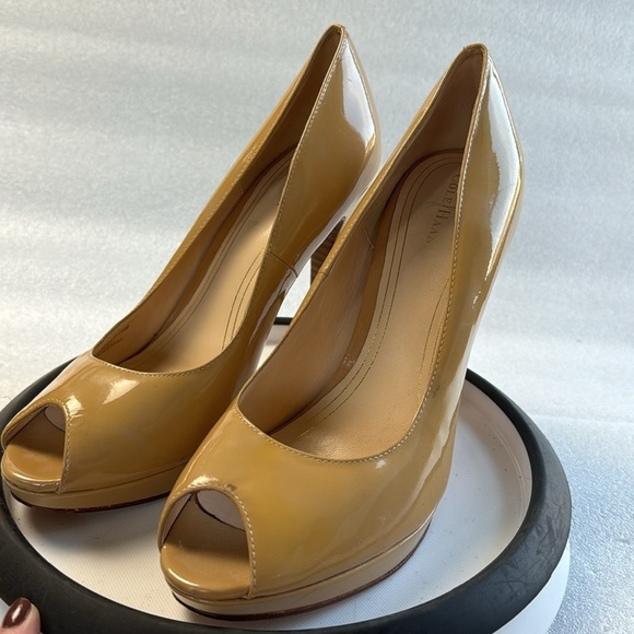 Cole Haan Nike Air Heels 10B Nude Pumps Platform - Picture 10 of 16